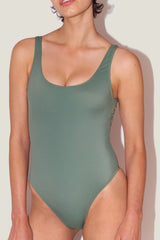 One-Piece Swimsuit in Olive